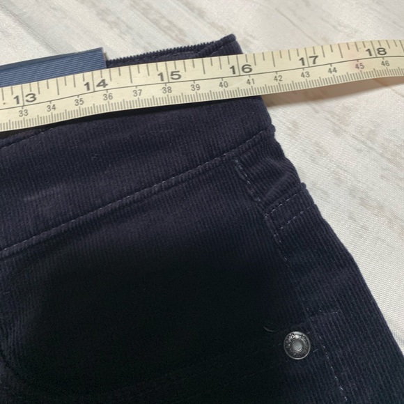 NWT Talbots high waist straight leg full length. Dark navy blue. Size 10P. - Picture 9 of 12